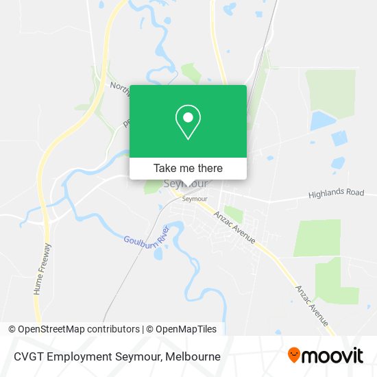 CVGT Employment Seymour map