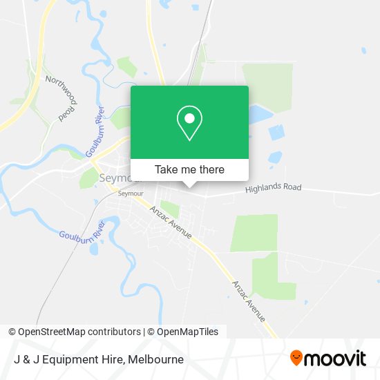 J & J Equipment Hire map