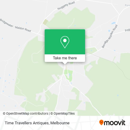 Time Travellers Antiques map