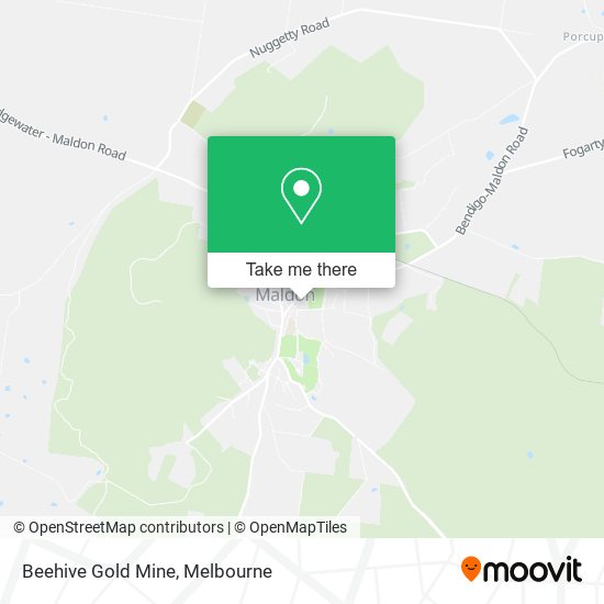 Beehive Gold Mine map