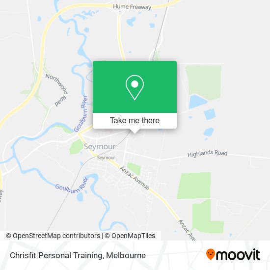 Chrisfit Personal Training map