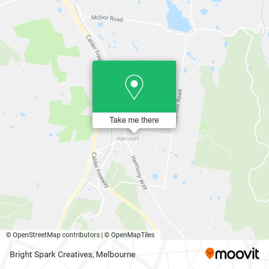 Bright Spark Creatives map