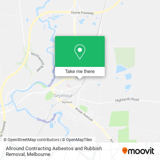 Allround Contracting Asbestos and Rubbish Removal map