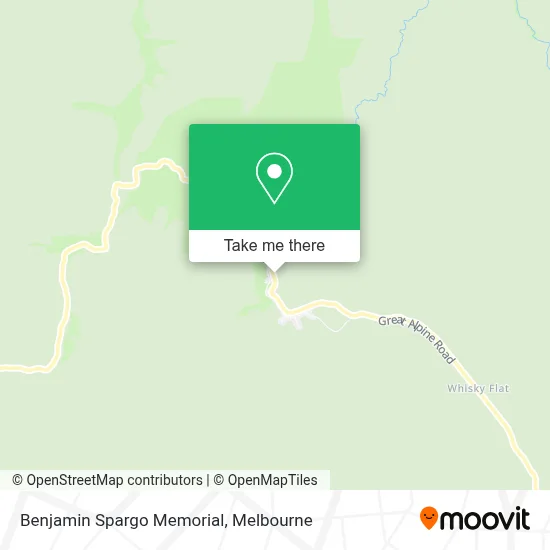 Mapa Benjamin Spargo Memorial
