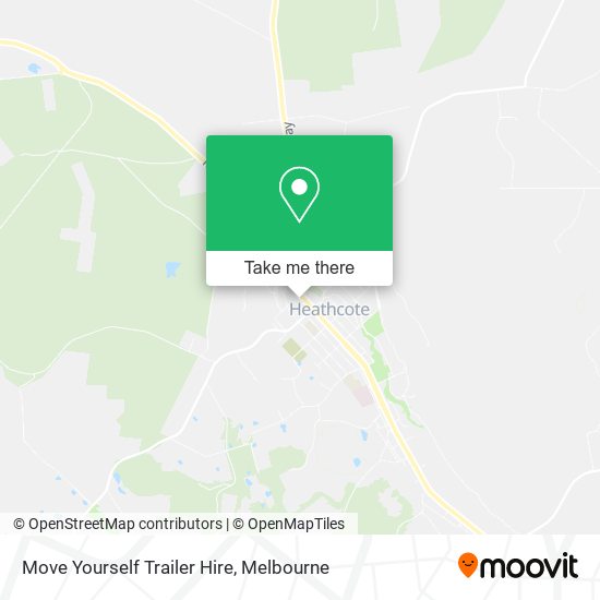 Move Yourself Trailer Hire map