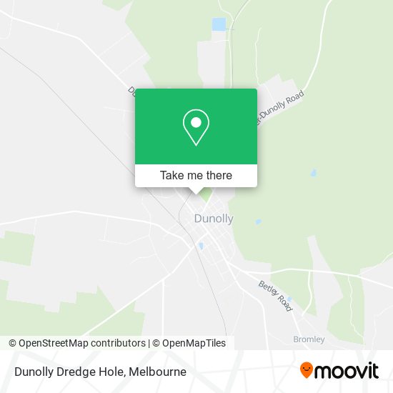 Dunolly Dredge Hole map