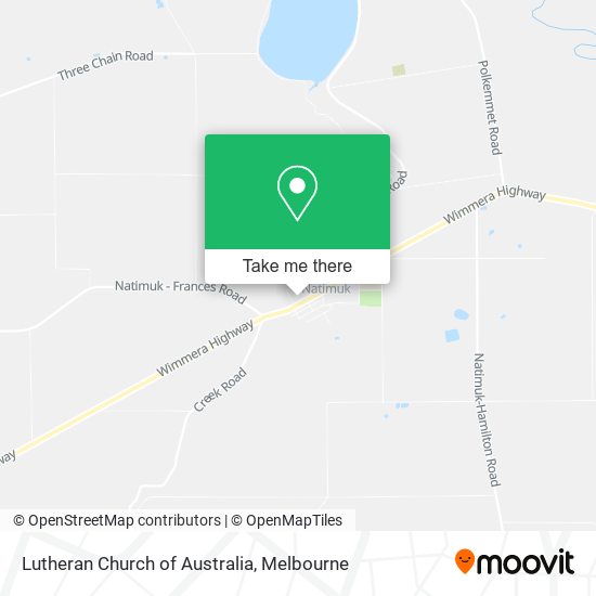 Lutheran Church of Australia map