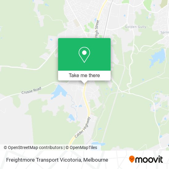 Freightmore Transport Vicotoria map