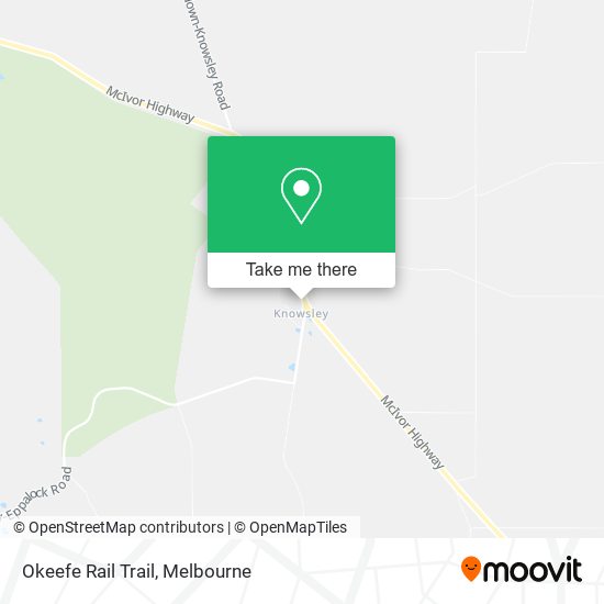 Okeefe Rail Trail map
