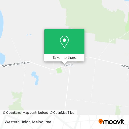 Western Union map