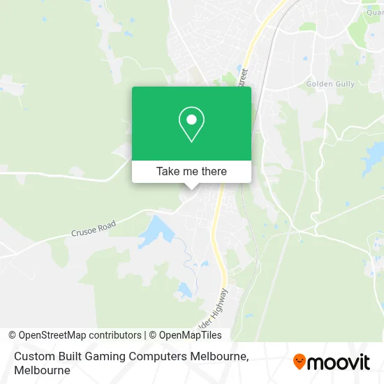 Mapa Custom Built Gaming Computers Melbourne