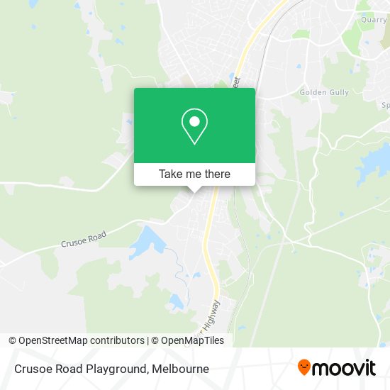 Crusoe Road Playground map