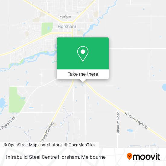 Infrabuild Steel Centre Horsham map