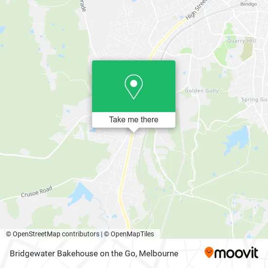 Bridgewater Bakehouse on the Go map