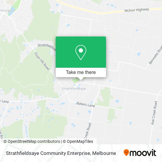 Strathfieldsaye Community Enterprise map