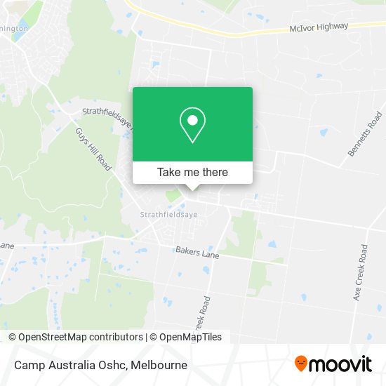 Camp Australia Oshc map