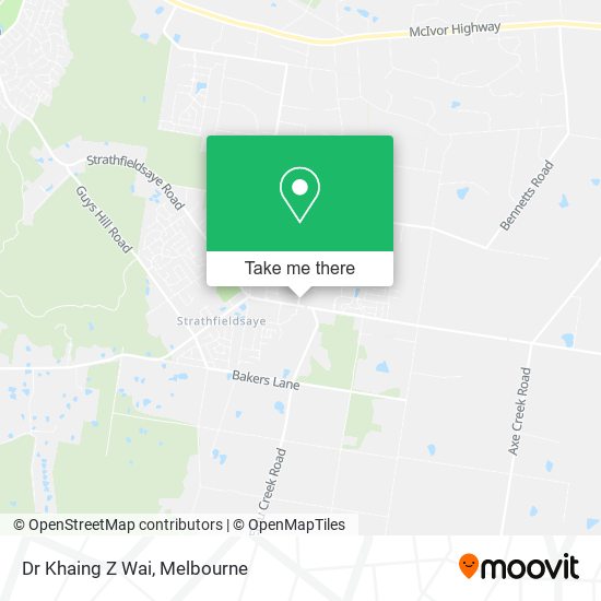 Dr Khaing Z Wai map
