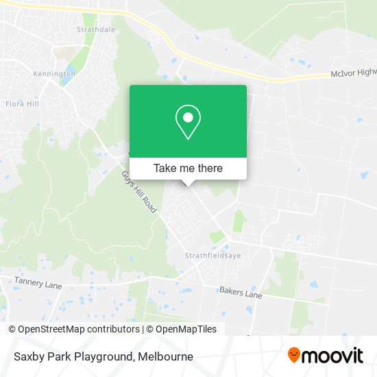 Saxby Park Playground map