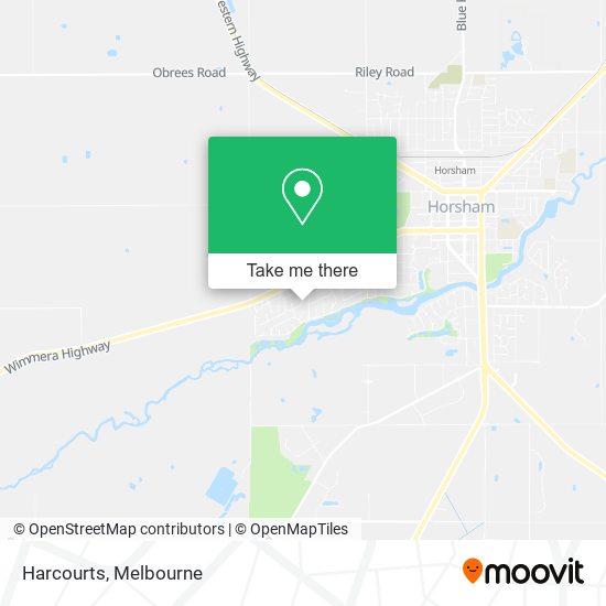 Harcourts map