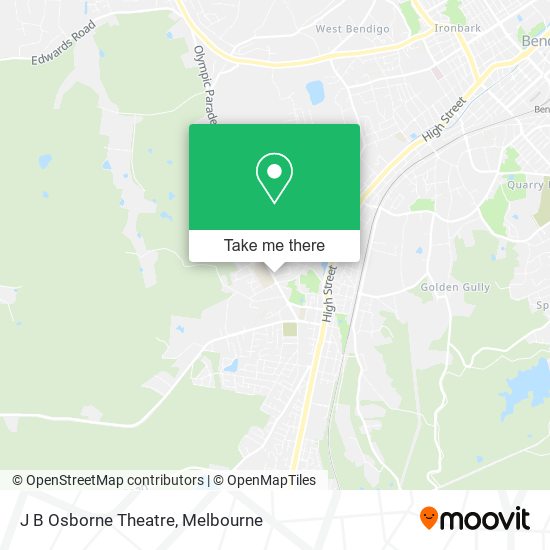 J B Osborne Theatre map