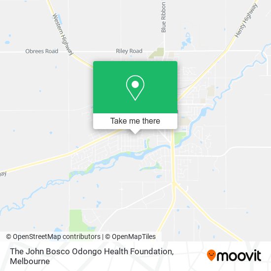The John Bosco Odongo Health Foundation map