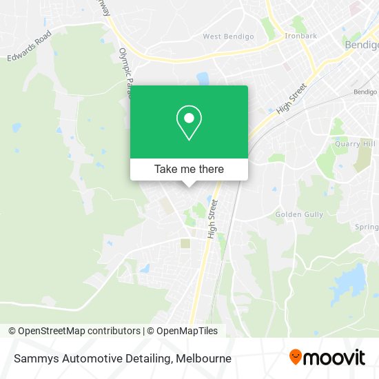 Sammys Automotive Detailing map