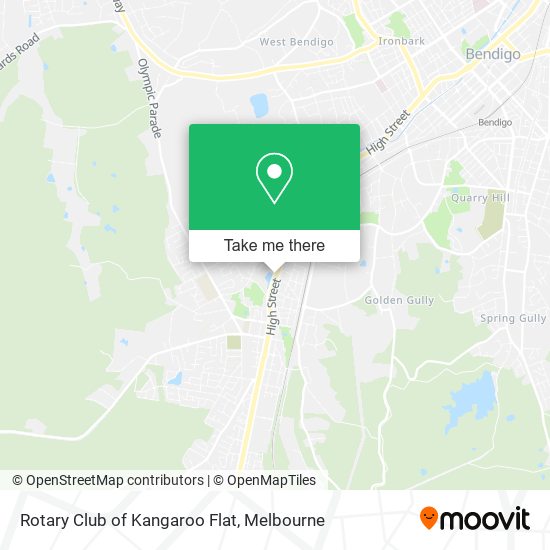 Rotary Club of Kangaroo Flat map
