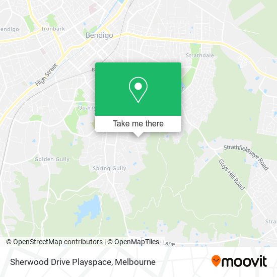Sherwood Drive Playspace map