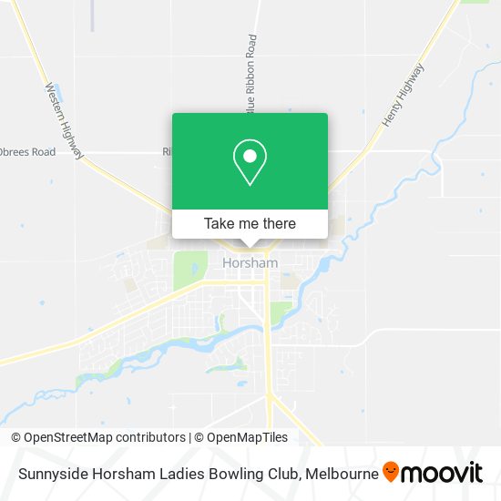 Sunnyside Horsham Ladies Bowling Club map