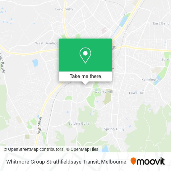 Whitmore Group Strathfieldsaye Transit map