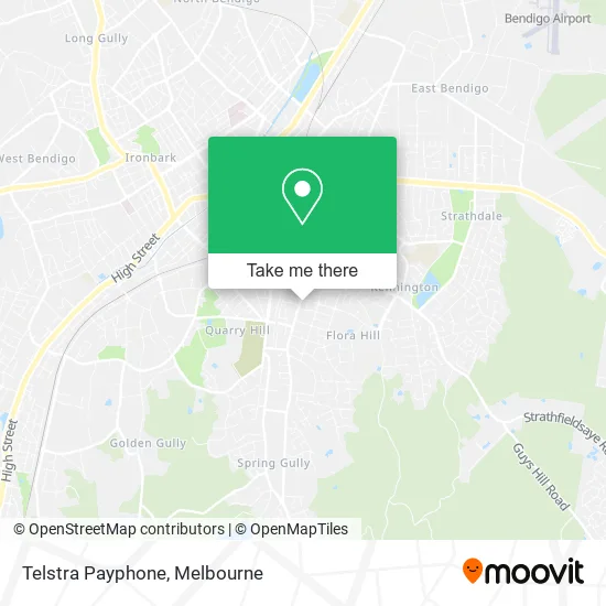 Telstra Payphone map