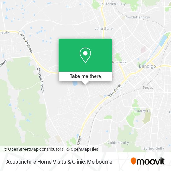 Acupuncture Home Visits & Clinic map