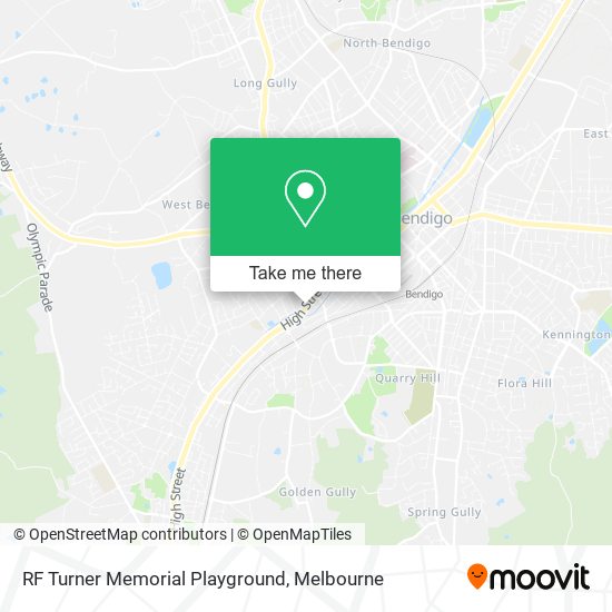 RF Turner Memorial Playground map