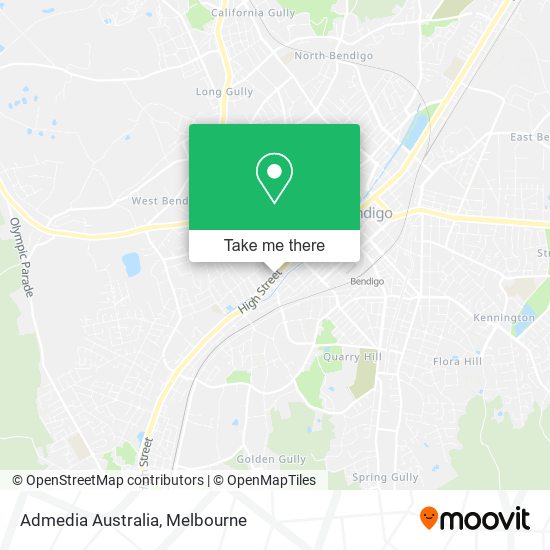Admedia Australia map