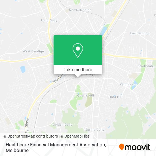 Healthcare Financial Management Association map