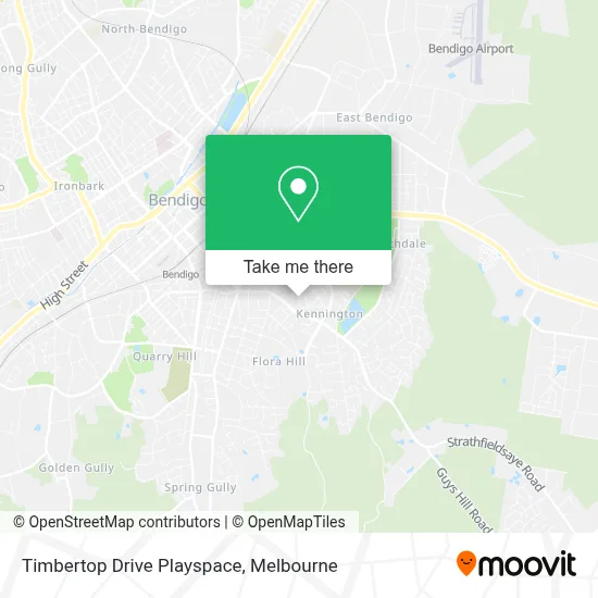 Mapa Timbertop Drive Playspace