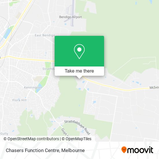 Chasers Function Centre map