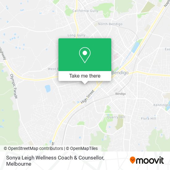 Sonya Leigh Wellness Coach & Counsellor map