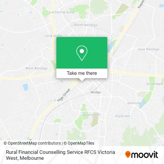 Rural Financial Counselling Service RFCS Victoria West map