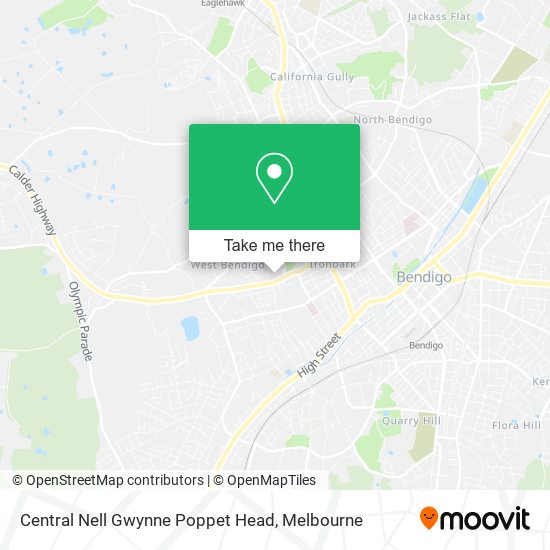 Central Nell Gwynne Poppet Head map