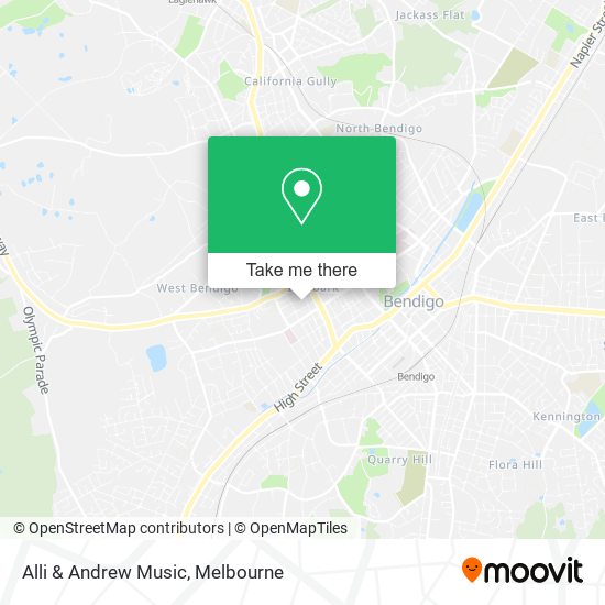 Alli & Andrew Music map