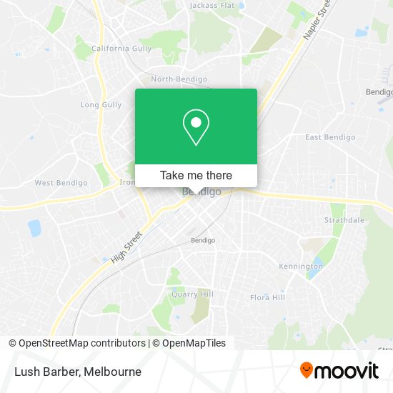 Lush Barber map