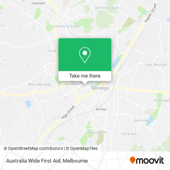 Australia Wide First Aid map