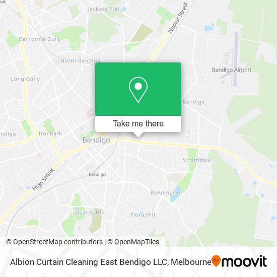 Albion Curtain Cleaning East Bendigo LLC map