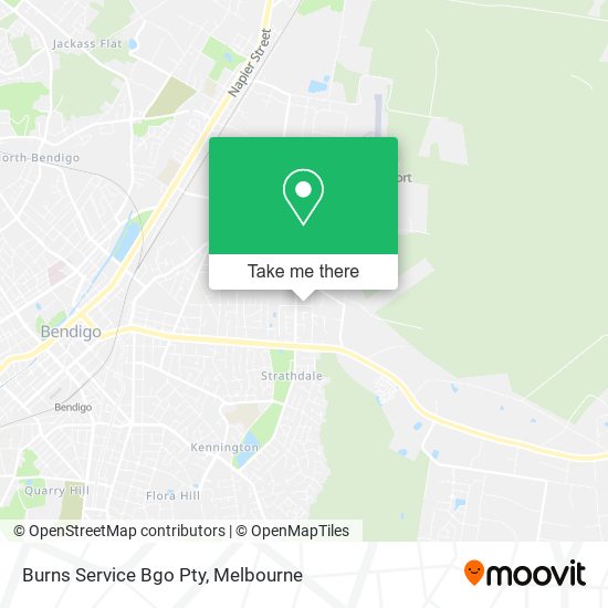 Burns Service Bgo Pty map