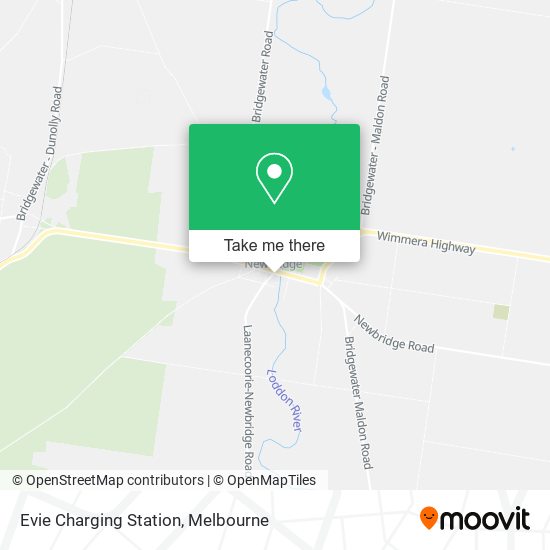 Evie Charging Station map