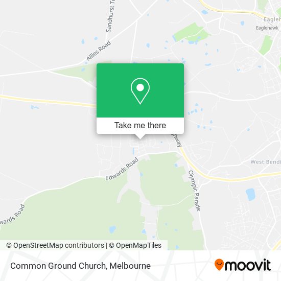 Common Ground Church map