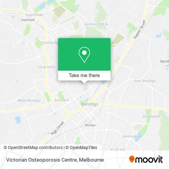 Victorian Osteoporosis Centre map