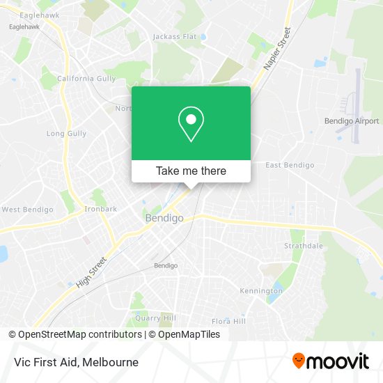 Vic First Aid map