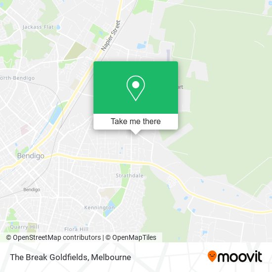 The Break Goldfields map